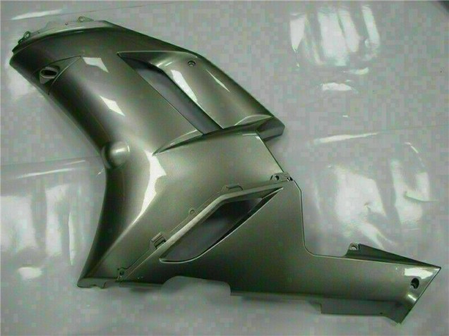 Silver 2007-2008 Kawasaki ZX6R Motorcycle Fairings Silver 2007-2008 Kawasaki ZX6R Motorcycle Fairings