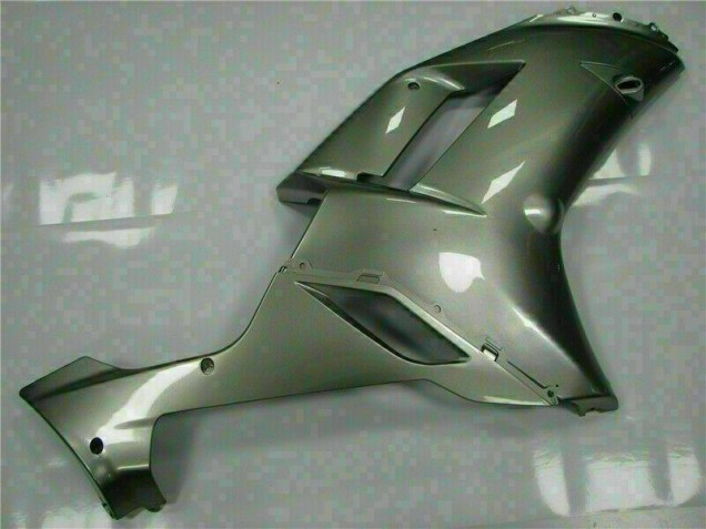Silver 2007-2008 Kawasaki ZX6R Motorcycle Fairings Silver 2007-2008 Kawasaki ZX6R Motorcycle Fairings