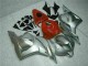 Silver 2009-2012 Honda CBR600RR Motorcycle Fairings