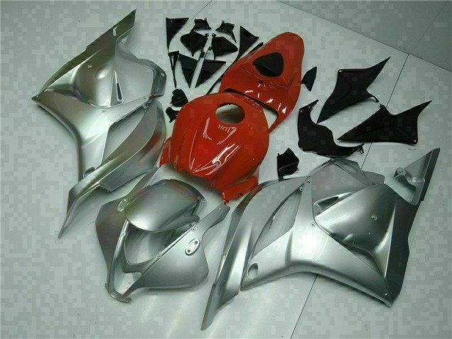 Silver 2009-2012 Honda CBR600RR Motorcycle Fairings
