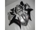 Silver Black 2002-2003 Yamaha YZF R1 Motorcycle Fairings Silver Black 2002-2003 Yamaha YZF R1 Motorcycle Fairings