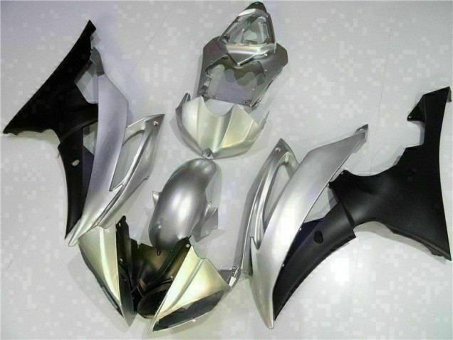Silver Black 2008-2016 Yamaha YZF R6 Motorcycle Fairings Silver Black 2008-2016 Yamaha YZF R6 Motorcycle Fairings