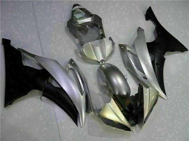 Silver Black 2008-2016 Yamaha YZF R6 Motorcycle Fairings Silver Black 2008-2016 Yamaha YZF R6 Motorcycle Fairings