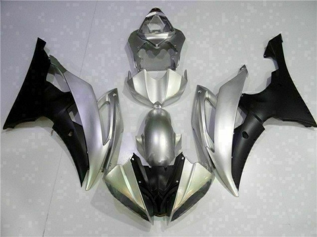 Silver Black 2008-2016 Yamaha YZF R6 Motorcycle Fairings Silver Black 2008-2016 Yamaha YZF R6 Motorcycle Fairings