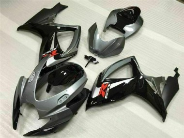 Silver Grey 2006-2007 Suzuki GSXR 600/750 Motorcycle Fairings