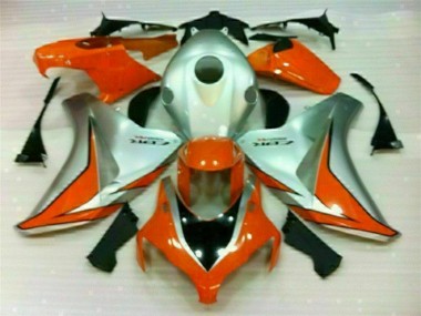 Silver Orange 2008-2011 Honda CBR1000RR Motorcycle Fairings