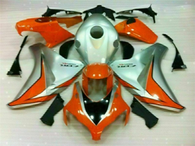 Silver Orange 2008-2011 Honda CBR1000RR Motorcycle Fairings Silver Orange 2008-2011 Honda CBR1000RR Motorcycle Fairings