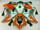 Silver Orange 2008-2011 Honda CBR1000RR Motorcycle Fairings Silver Orange 2008-2011 Honda CBR1000RR Motorcycle Fairings