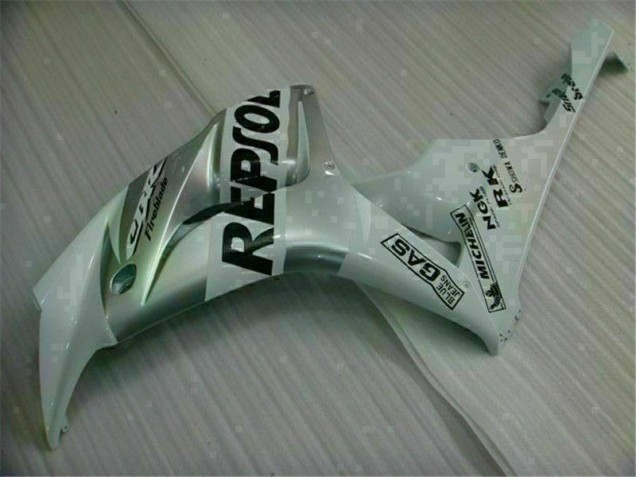 Silver Repsol 2004-2005 Honda CBR1000RR Motorcycle Fairing Silver Repsol 2004-2005 Honda CBR1000RR Motorcycle Fairing