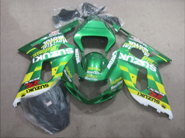 Telefunica Movistar 2001-2003 Suzuki GSXR 600 Motorcycle Fairings