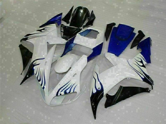 White 2002-2003 Yamaha YZF R1 Full Motorcycle Fairing Kits White 2002-2003 Yamaha YZF R1 Full Motorcycle Fairing Kits