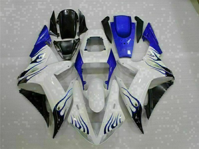 White 2002-2003 Yamaha YZF R1 Full Motorcycle Fairing Kits White 2002-2003 Yamaha YZF R1 Full Motorcycle Fairing Kits