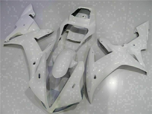 White 2002-2003 Yamaha YZF R1 Motorcycle Fairing White 2002-2003 Yamaha YZF R1 Motorcycle Fairing
