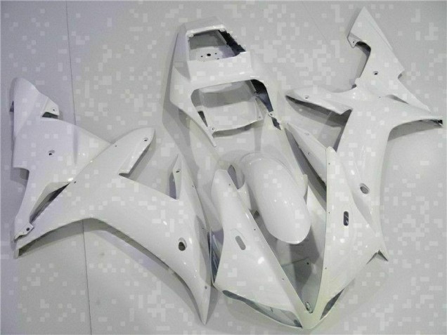 White 2002-2003 Yamaha YZF R1 Motorcycle Fairing White 2002-2003 Yamaha YZF R1 Motorcycle Fairing