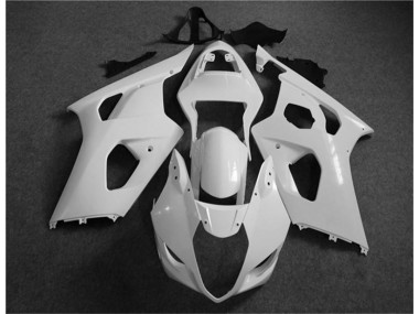 White 2003-2004 Suzuki GSXR 1000 Motorcycle Fairing Kits