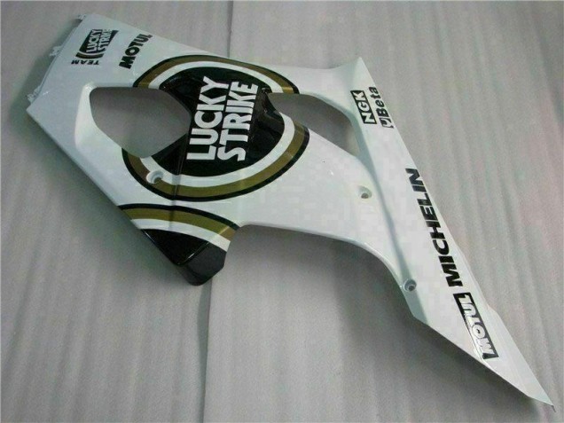 White 2003-2004 Suzuki GSXR 1000 Motorcycle Fairing White 2003-2004 Suzuki GSXR 1000 Motorcycle Fairing