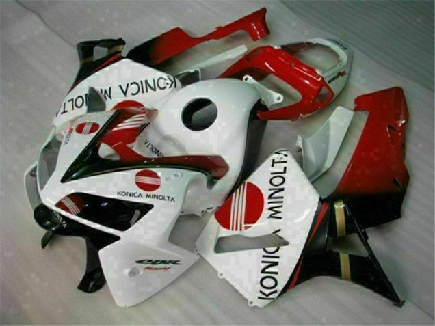 White 2005-2006 Honda CBR600RR ABS Motorcycle Fairings White 2005-2006 Honda CBR600RR ABS Motorcycle Fairings