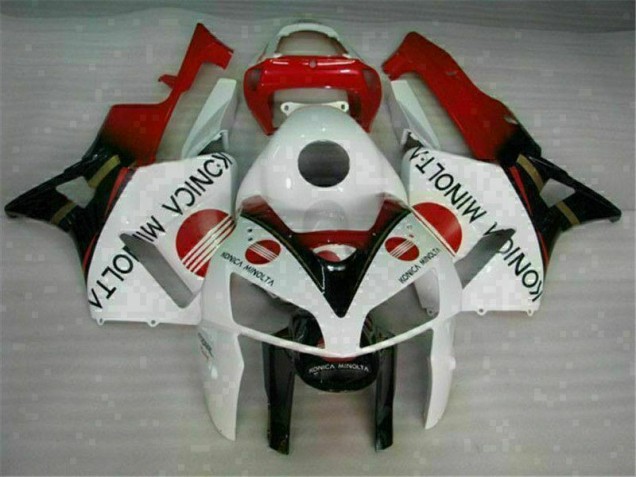 White 2005-2006 Honda CBR600RR ABS Motorcycle Fairings White 2005-2006 Honda CBR600RR ABS Motorcycle Fairings
