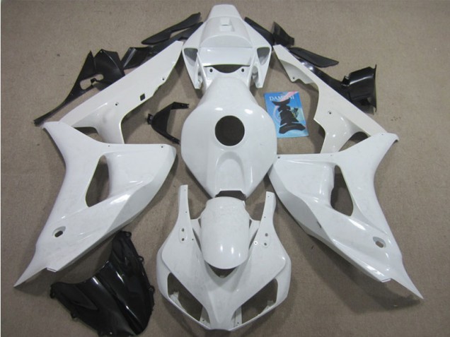 White 2006-2007 Honda CBR1000RR Motorcycle Fairings White 2006-2007 Honda CBR1000RR Motorcycle Fairings