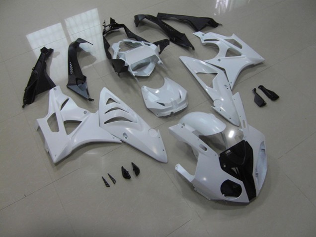 White 2009-2014 BMW S1000RR Motorcycle Fairings White 2009-2014 BMW S1000RR Motorcycle Fairings