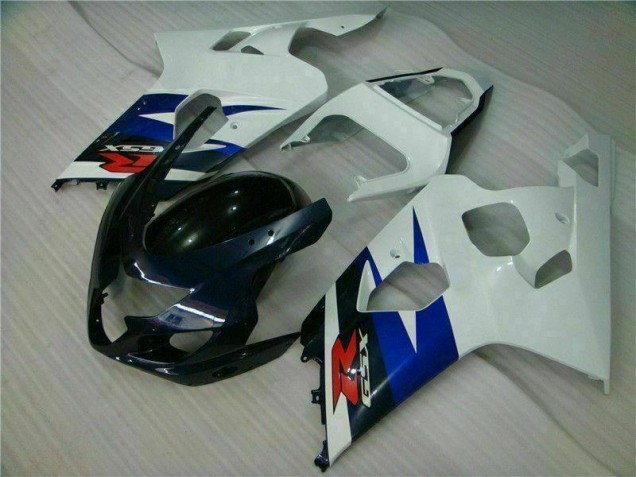 White Black 2004-2005 Suzuki GSXR 600/750 Motorcycle Fairings White Black 2004-2005 Suzuki GSXR 600/750 Motorcycle Fairings
