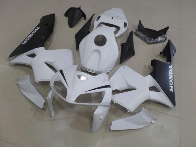 White Black 2005-2006 Honda CBR600RR Full Motorcycle Fairing Kits White Black 2005-2006 Honda CBR600RR Full Motorcycle Fairing Kits