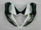 White Black 2005-2006 Suzuki GSXR 1000 Motorcycle Bodywork