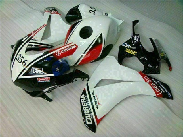 White Black 2008-2011 Honda CBR1000RR Motorcycle Fairings White Black 2008-2011 Honda CBR1000RR Motorcycle Fairings