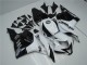 White Black 2009-2012 Honda CBR600RR Motorcycle Fairing