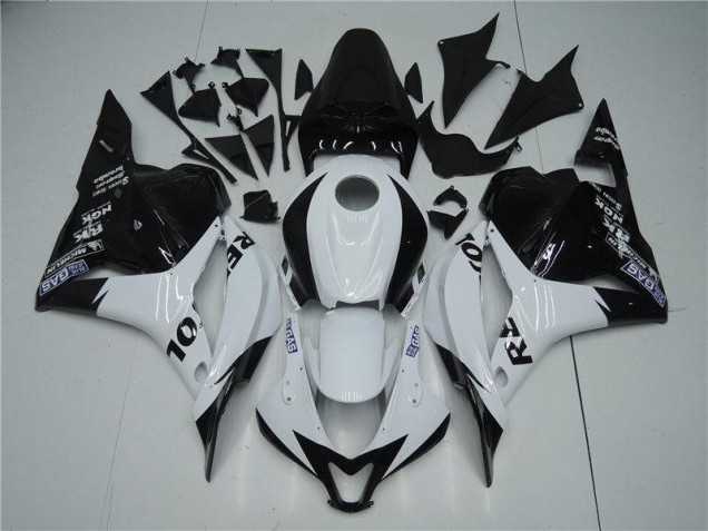 White Black 2009-2012 Honda CBR600RR Motorcycle Fairing