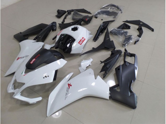 White Black 2011-2018 Aprilia RS4 50 125 Motorcycle Fairings White Black 2011-2018 Aprilia RS4 50 125 Motorcycle Fairings