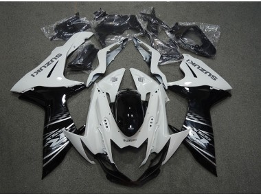 White Black 2011-2021 Suzuki GSXR 750 Motorcycle Fairing