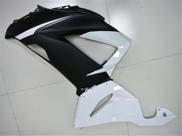 White Black 2013-2018 Kawasaki ZX6R Motorcycle Fairing White Black 2013-2018 Kawasaki ZX6R Motorcycle Fairing