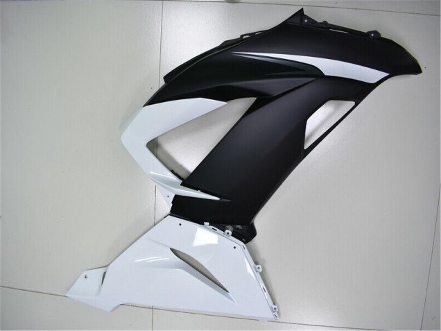 White Black 2013-2018 Kawasaki ZX6R Motorcycle Fairing White Black 2013-2018 Kawasaki ZX6R Motorcycle Fairing