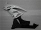 White Black Ninja 2009-2012 Kawasaki ZX6R Motorcycle Fairings