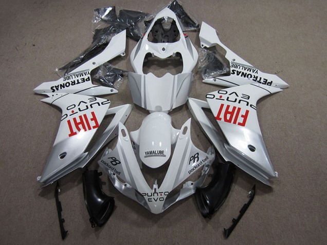 White Black PB Red Fiat 2009-2011 Yamaha YZF R1 Motorcycle Fairings White Black PB Red Fiat 2009-2011 Yamaha YZF R1 Motorcycle Fairings