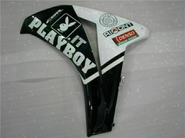 White Black Playboy 2008-2011 Honda CBR1000RR Motorcycle Fairings White Black Playboy 2008-2011 Honda CBR1000RR Motorcycle Fairings