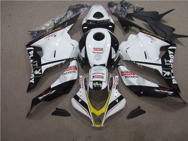 White Black RIZOMA 2009-2012 Honda CBR600RR Motorcycle Fairings White Black RIZOMA 2009-2012 Honda CBR600RR Motorcycle Fairings