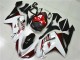 White Black Red 2007-2008 Kawasaki ZX6R Motorcycle Fairings White Black Red 2007-2008 Kawasaki ZX6R Motorcycle Fairings
