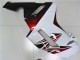 White Black Red 2007-2008 Kawasaki ZX6R Motorcycle Fairings White Black Red 2007-2008 Kawasaki ZX6R Motorcycle Fairings