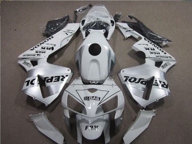 White Black Repsol 2005-2006 Honda CBR600RR Motorcycle Fairing