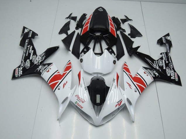 White Black Stickers 2004-2006 Yamaha YZF R1 Motorcycle Fairings