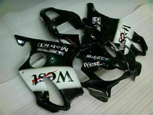 White Black West 2001-2003 Honda CBR600 F4i Motorcycle Fairings White Black West 2001-2003 Honda CBR600 F4i Motorcycle Fairings