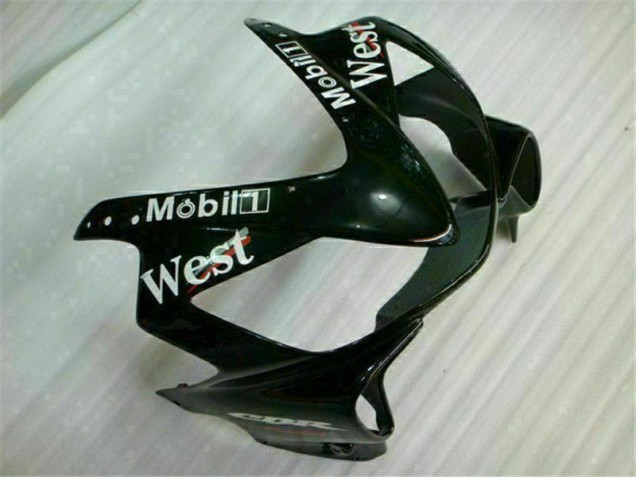White Black West 2001-2003 Honda CBR600 F4i Motorcycle Fairings White Black West 2001-2003 Honda CBR600 F4i Motorcycle Fairings