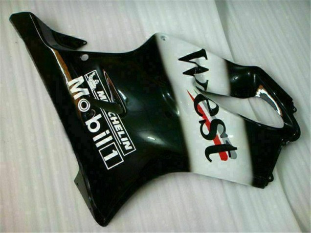 White Black West 2001-2003 Honda CBR600 F4i Motorcycle Fairings White Black West 2001-2003 Honda CBR600 F4i Motorcycle Fairings