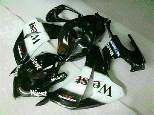 White Black West 2008-2011 Honda CBR1000RR Motorcycle Fairings