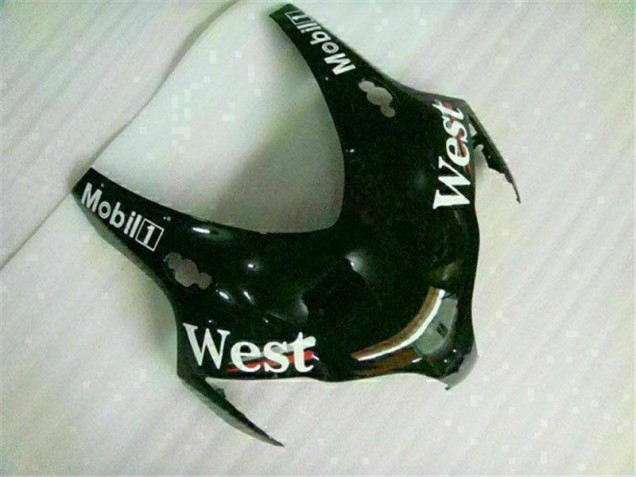 White Black West 2008-2011 Honda CBR1000RR Motorcycle Fairings