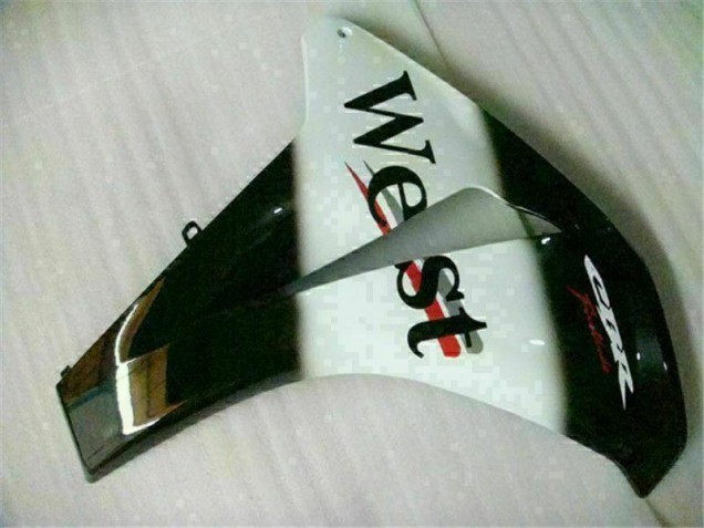 White Black West 2008-2011 Honda CBR1000RR Motorcycle Fairings