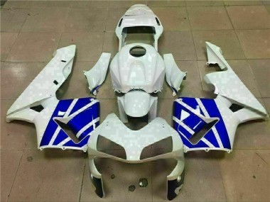 White Blue 2003-2004 Honda CBR600RR Motorcycle Fairing