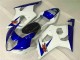 White Blue 2003-2004 Suzuki GSXR 1000 Motorcycle Fairings White Blue 2003-2004 Suzuki GSXR 1000 Motorcycle Fairings